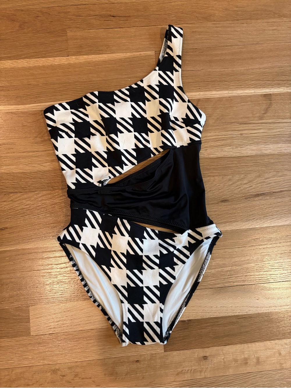 Solid & Striped Cutout One Piece